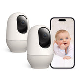Nooie baby monitor 360-degree coverage captures all angles for safer, continuous monitoring