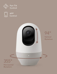 Nooie baby monitor two-way audio lets you talk to your baby or family remotely