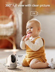 nooie Upgrade cry/sound detection alerts you to baby's needs with precise audio