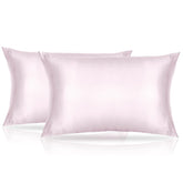 NookZuzu travel pillowcase 2pack package display with jade satin pillowcases