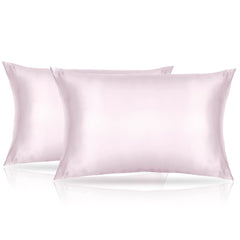 NookZuzu travel pillowcase 2pack package display with jade satin pillowcases