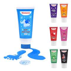 Noosuna baby hand and footprint kit with sponge head for easy, mess-free memories