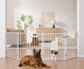 No Pawblems gate cat door front view for easy pet separation and access control