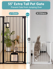 No Pawblems adjustable cat-door image shows versatile pet access control