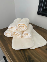Nora's Nursery insert demonstrates absorbent, leak-resistant design for day or night use