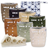 Nora's Nursery cloth diaper pack cover shows waterproof protection for outings.