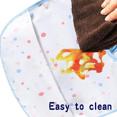 norinori baby bib soft fabric close-up emphasizes gentle skin-friendly material