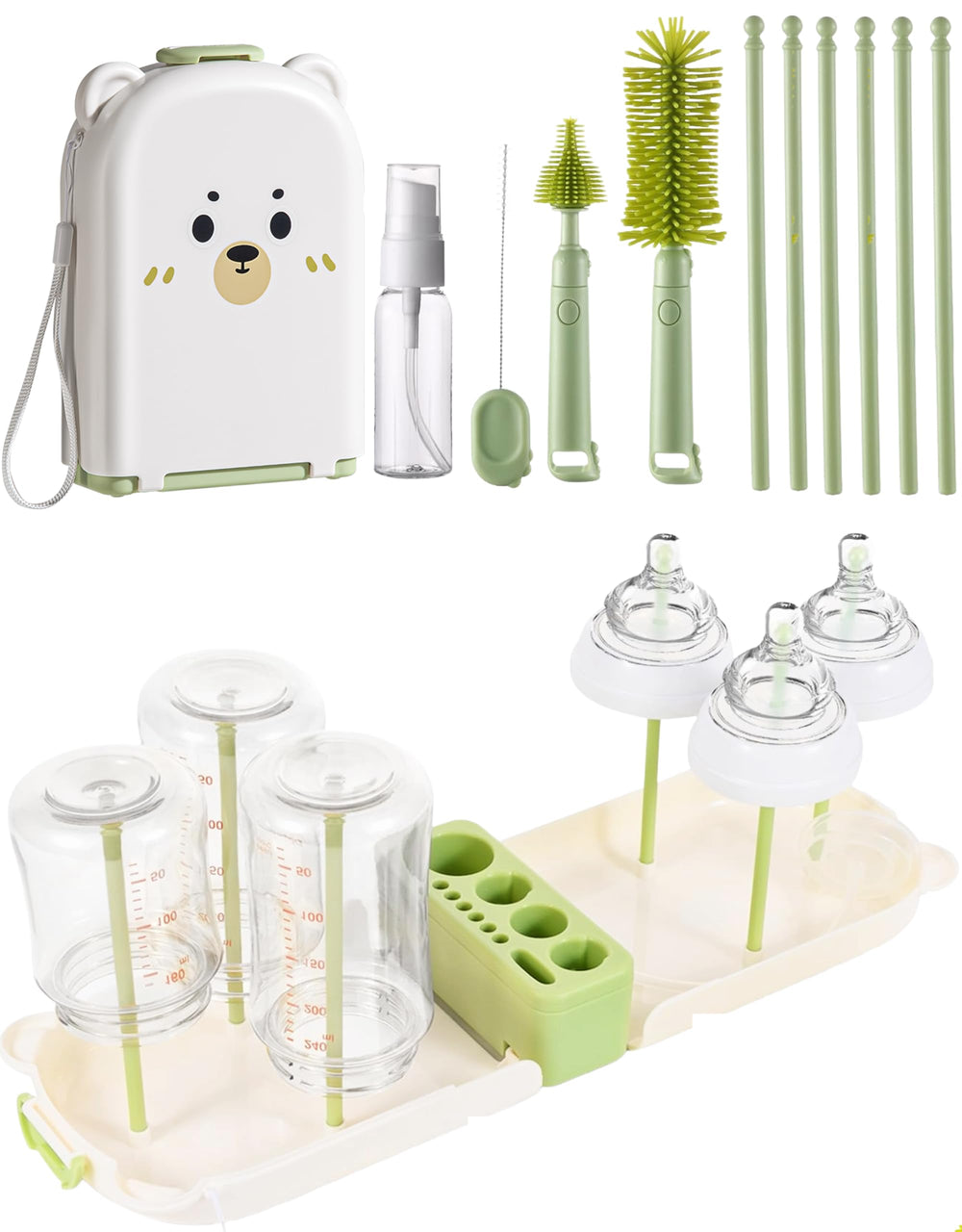 Northway OneStore travel bottle cleaner kit extendable brush for bottles