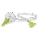 Nosiboo Eco nasal aspirator silent design for peaceful baby care.