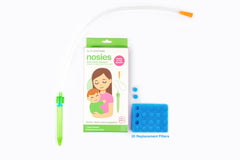 Nosies nasal aspirator BPA-free materials ensure safe home use.