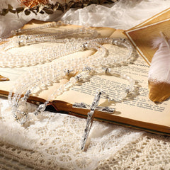 Nosiny Lazo De Boda chains and cross showcase durable links for a lasting wedding memento.