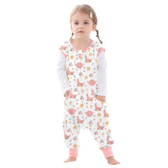 NOUJULOUN toddler walker sleep sack legs out preview highlights mobility-friendly design.