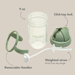 nouka click-top lid cup ready for travel, spill-free on the go