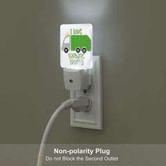 Novgift wall-plug night light fits kitchen and hallway safety lighting.