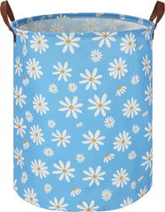 NTAOHAMPER blue laundry hamper showcasing sturdy fabric for kids' clothes storage