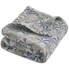 NTBAY 4-layer muslin blanket close-up showing soft, breathable fabric for newborn comfort.