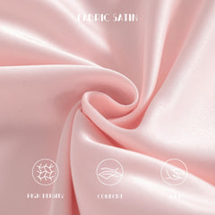 NTBAY hidden zipper pillowcase pink demonstrates secure, easy pillow insertion.