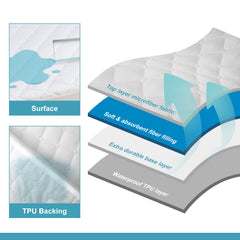 NTBAY premium microfiber surface close-up offers a soft touch for baby's skin