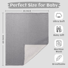 NTBAY toddler blanket in stroller for travel use and on-the-go comfort.