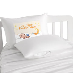 NTBAY toddler pillowcase with hidden zipper for a secure, snug fit.