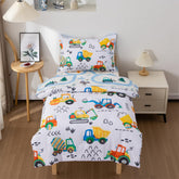 NTBED comforter with construction pattern offers cozy warmth and durable microfibre feel