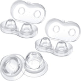Nuanchu inverted nipple corrector suckers with travel case for easy on the go use
