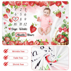 Nuanchu milestone blanket packaging highlights ready-to-use gifting.