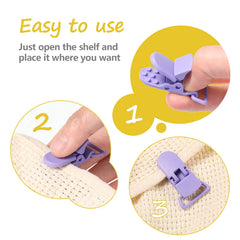 Nuanchu pacifier clip milky white suitable for DIY toy projects