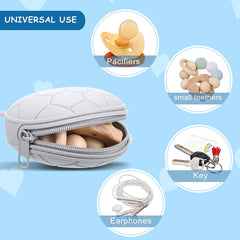 Nuanchu transparent gray box offers sturdy, easy-to-clean containment for quick access.