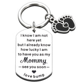 NUBARKO new mom gift keychain closeup—lasting keepsake for new mothers.