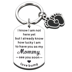 NUBARKO new mom gift keychain closeup—lasting keepsake for new mothers.