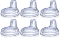 Nuby replacement spout close-up, supports quick swaps for Busy Sipper Cup.