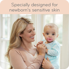 NUK Comfy Pacifier orthodontic-nipple may support healthy oral development.