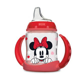 NUK Disney large learner cup with Minnie pattern promotes gentle transition from bottle