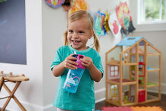 NUK Easy Straw Cup leak-proof lid and foldable straw ready for mess-free travels.
