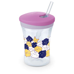 NUK Evolution leak-proof cup designed to avoid spills during meals and travel.