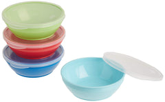 NUK First Essentials Bunch-a-Bowls with lids for portable kid snacks