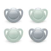 NUK for Nature 4-pack pacifier 0-6 months easing transitions