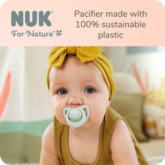 NUK for Nature 4-pack pacifier 6-18 months lasting comfort