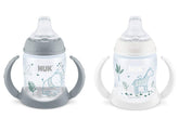 NUK Learner Cup front view—easy transition from bottle to cup for babies.