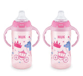 NUK Learner Cup Princess handles image shows easy-grip handles for confident early drinking