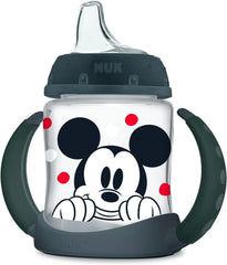 NUK Learner Cup spill-proof soft spout provides comfortable sipping