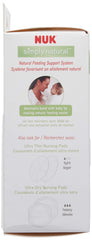 NUK Simply Natural bags displayed with volume markings for portion control