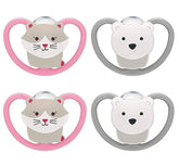 NUK Space orthodontic pacifier with oversized shield openings for breathable comfort