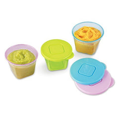 NUK color-variety cubes help visually organize meals.