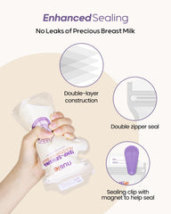 Nuliie easy-tear pour spout enables smooth, controlled pouring for mess-free feeding.