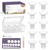 Nuliie flange insert 24mm closeup shows soft silicone for comfortable pumping