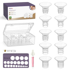 Nuliie flange insert 24mm closeup shows soft silicone for comfortable pumping