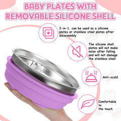 Nuogo divided-meal design keeps foods separate for picky eaters.