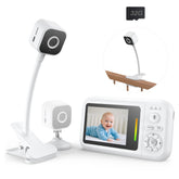 NUOTUN baby monitor clip on crib for secure viewing from anywhere